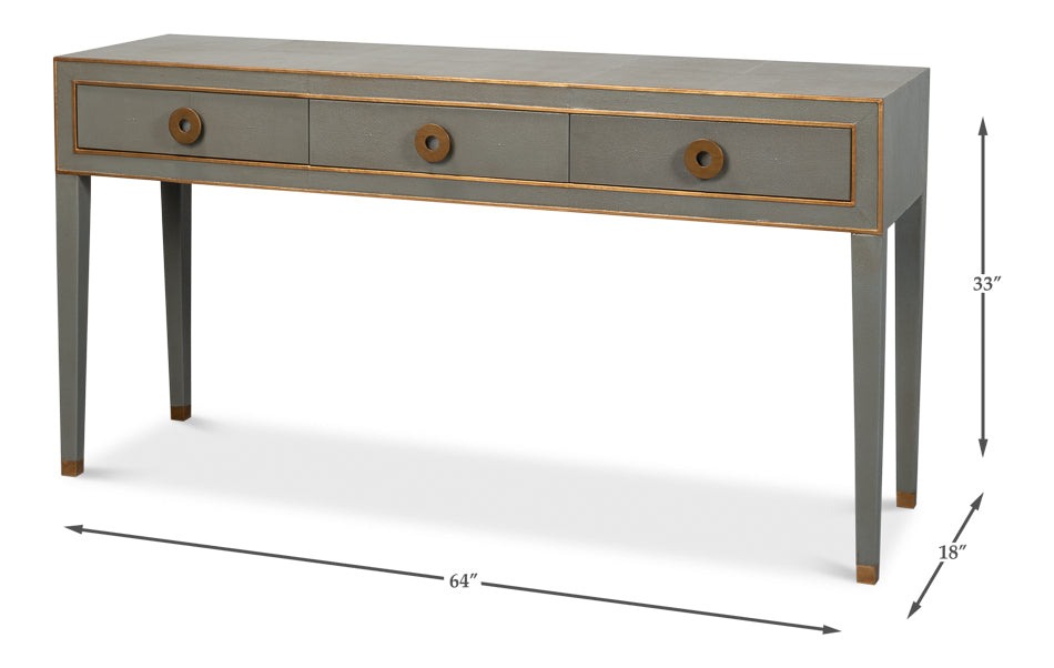 American Home Furniture | Sarreid - Gabriella Console - Storm Grey