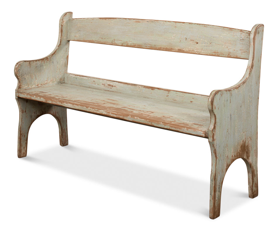 American Home Furniture | Sarreid - Arlo Bench - Sage