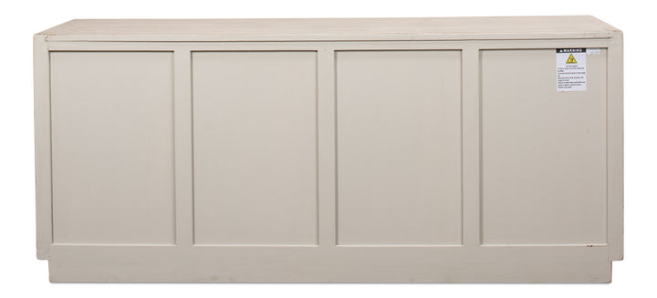 American Home Furniture | Sarreid - Argyle Sideboard - 4 Doors - Stone Grey