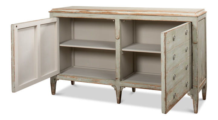 American Home Furniture | Sarreid - Landry 2 Door Sideboard - Sage