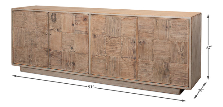 American Home Furniture | Sarreid - Quinn Sideboard - Stone Grey