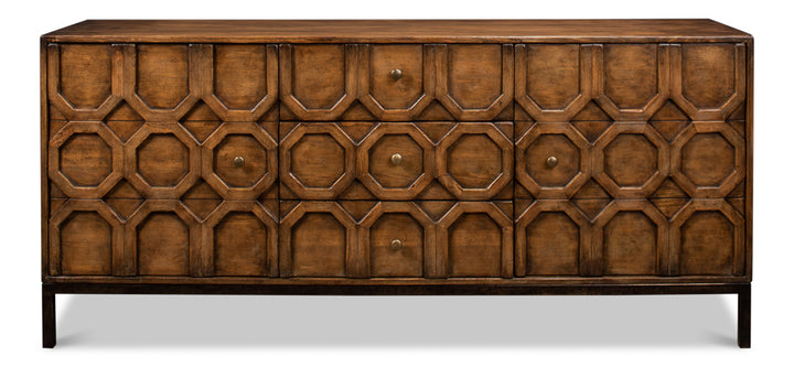 American Home Furniture | Sarreid - Becket Sideboard - Brown