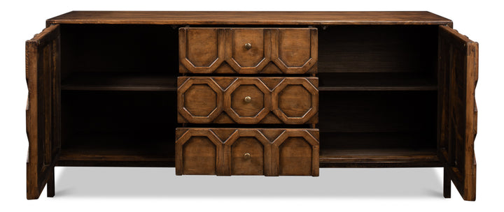 American Home Furniture | Sarreid - Becket Sideboard - Brown