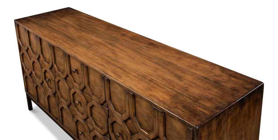 American Home Furniture | Sarreid - Becket Sideboard - Brown