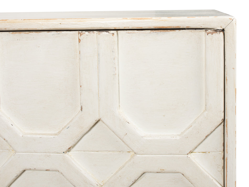 American Home Furniture | Sarreid - Becket Sideboard - Antique White