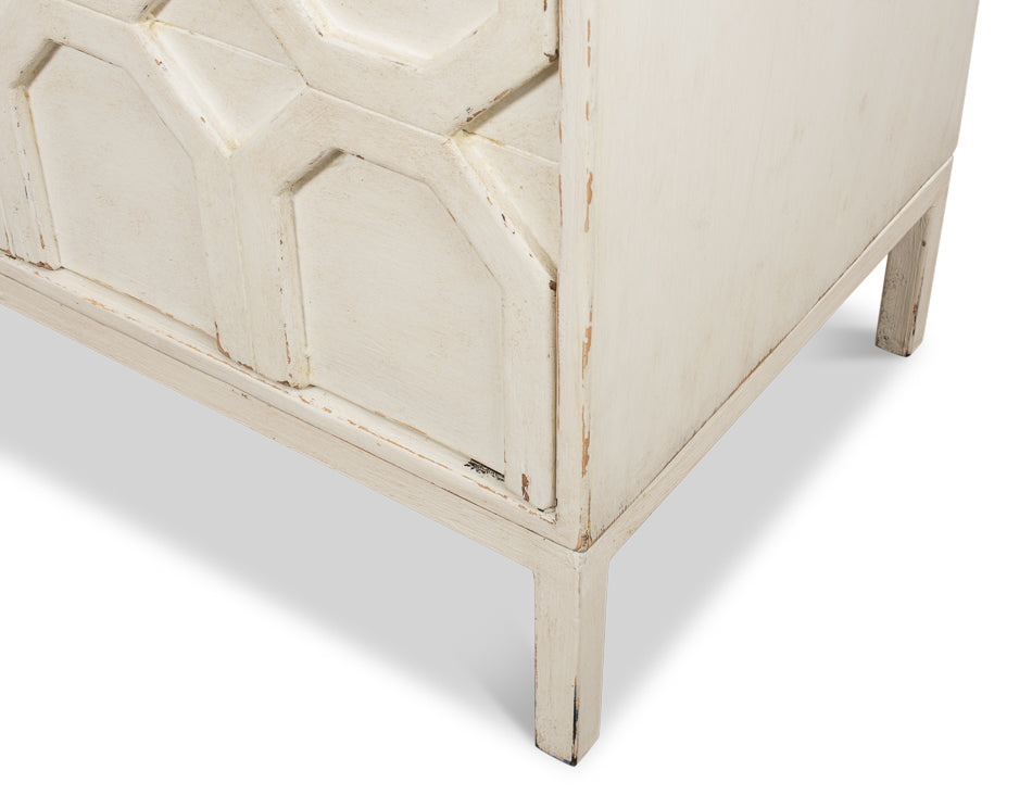 American Home Furniture | Sarreid - Becket Sideboard - Antique White