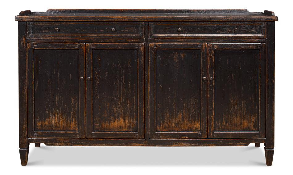 Sarreid Madigan Sideboard - Antique Black SIDEBOARDS + CREDENZAS