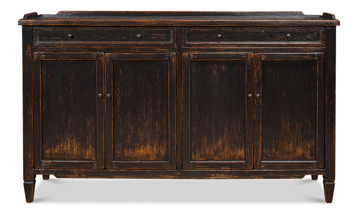 American Home Furniture | Sarreid - Madigan Sideboard - Antique Black