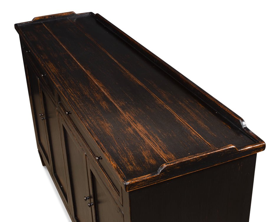 American Home Furniture | Sarreid - Madigan Sideboard - Antique Black