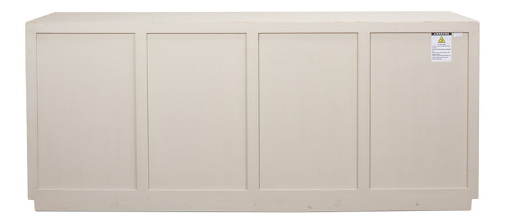 American Home Furniture | Sarreid - Hollis 4 Door Sideboard - Ant.White
