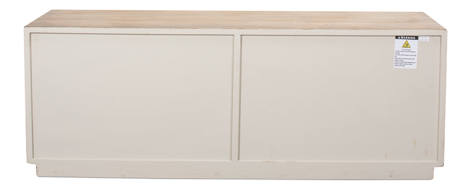 American Home Furniture | Sarreid - Amalia Tv Stand - Antique White