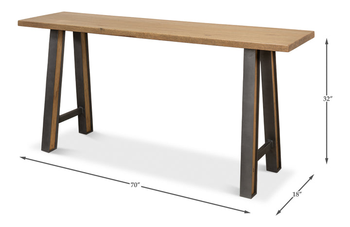 American Home Furniture | Sarreid - Missone Console Table