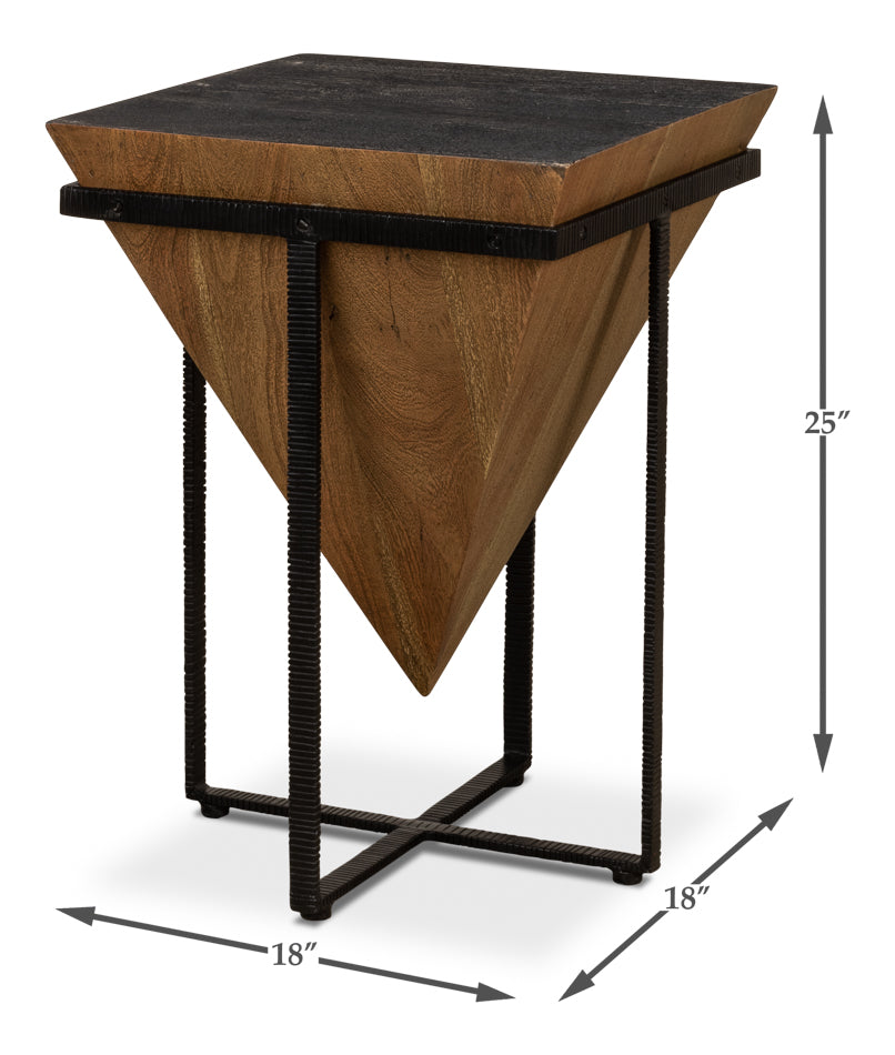 American Home Furniture | Sarreid - Hardy Inverted Obelisk Table