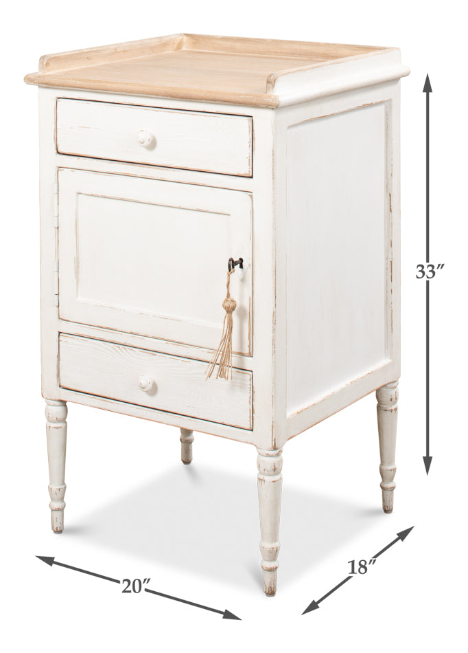 American Home Furniture | Sarreid - Rose Side Table - Left