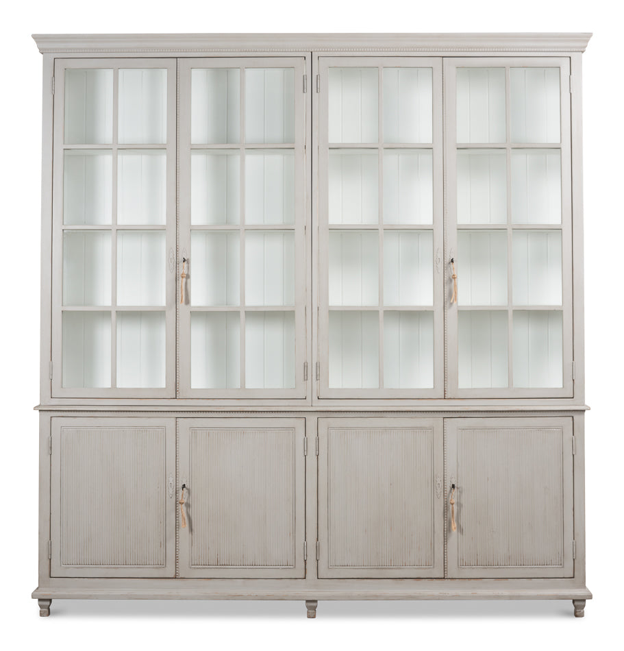 American Home Furniture | Sarreid - Harper Glass Front Bookcase