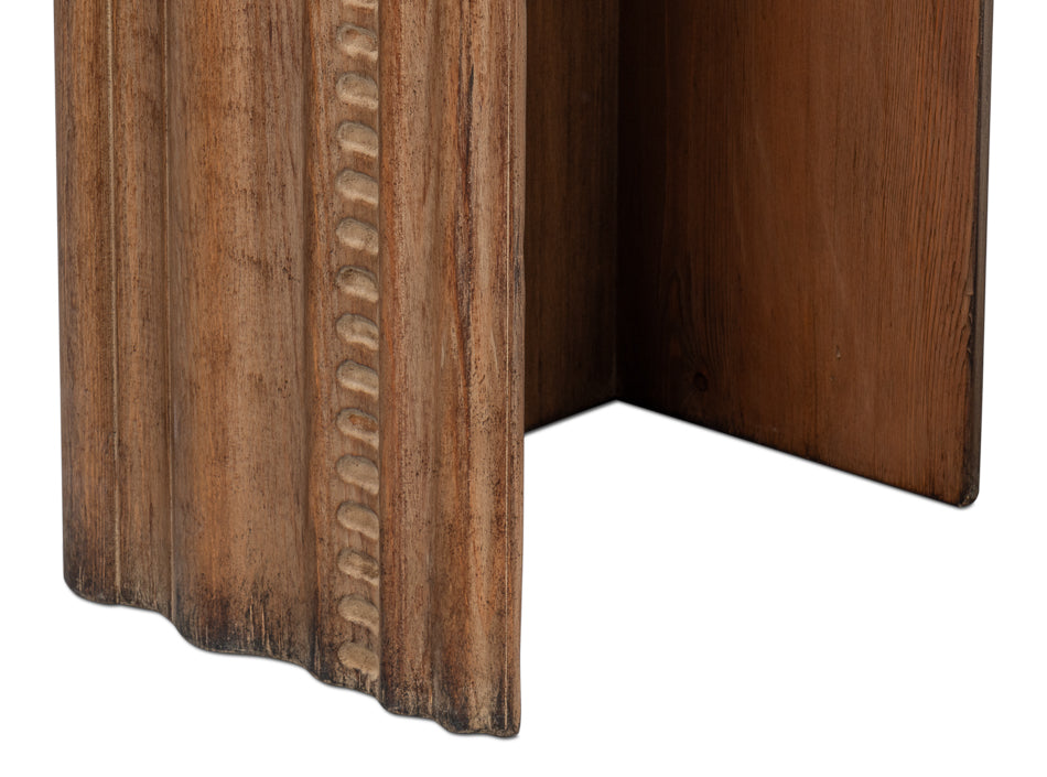 American Home Furniture | Sarreid - Mantel Console - Brown