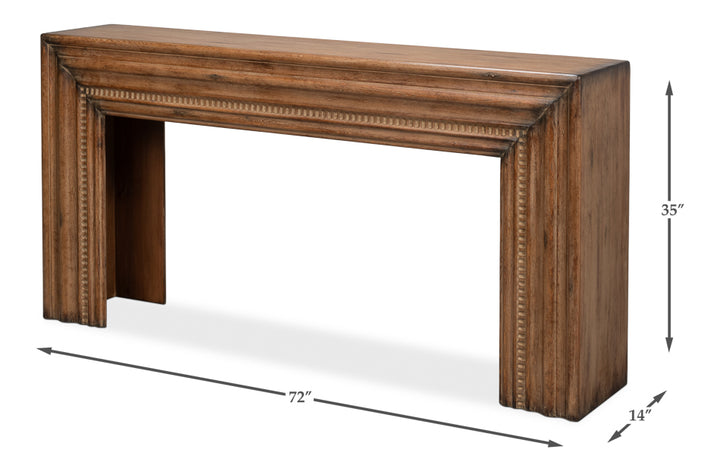 American Home Furniture | Sarreid - Mantel Console - Brown