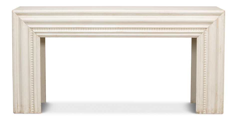 American Home Furniture | Sarreid - Mantel Console - Antique White