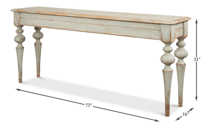 American Home Furniture | Sarreid - Hudson Console - Sage