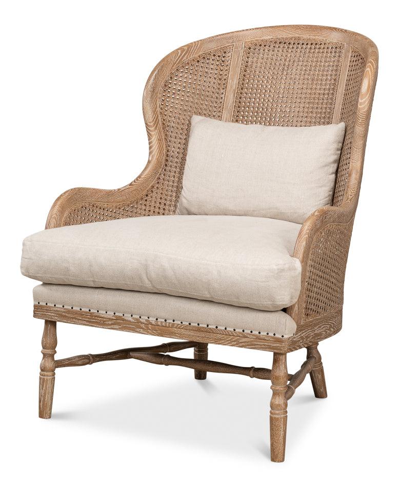 Sarreid Randolph Wing Chair ACCENT + LOUNGE CHAIRS