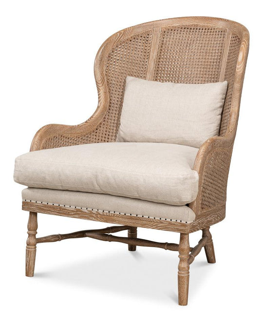 Sarreid Randolph Wing Chair ACCENT + LOUNGE CHAIRS