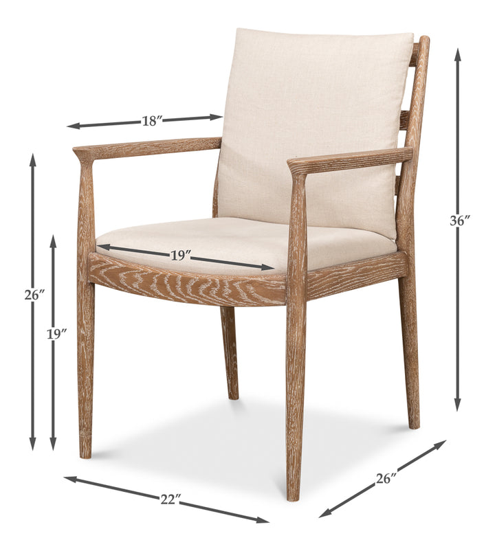 American Home Furniture | Sarreid - Tugen Armchair