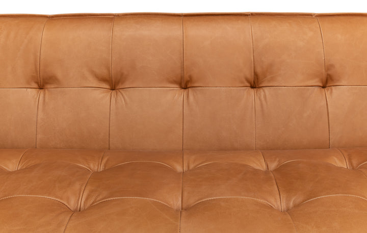 American Home Furniture | Sarreid - Isaac Leather Sofa