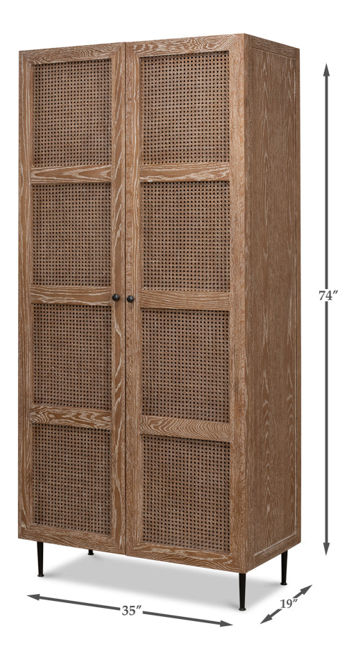 American Home Furniture | Sarreid - Anton Tall Cupboard