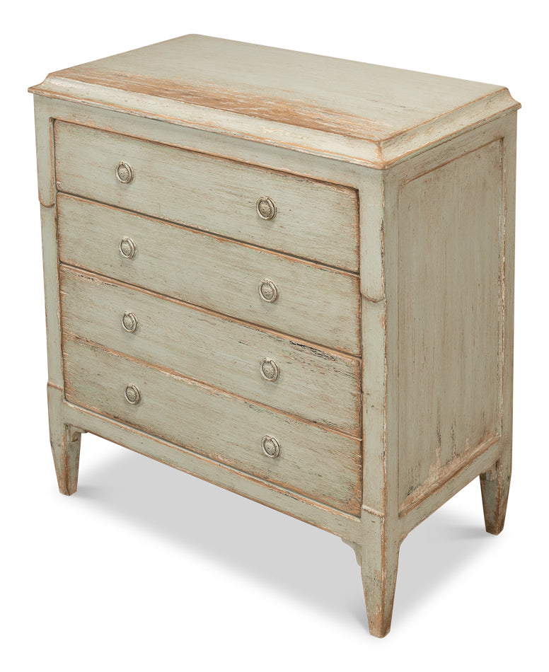 American Home Furniture | Sarreid - Landry Three Drawer Commode - Sage