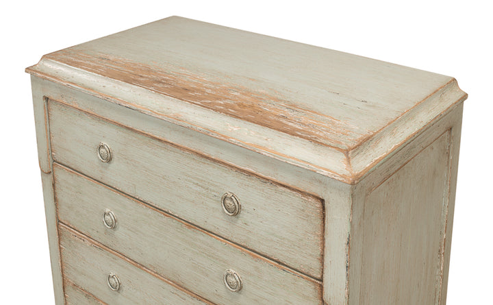 American Home Furniture | Sarreid - Landry Three Drawer Commode - Sage