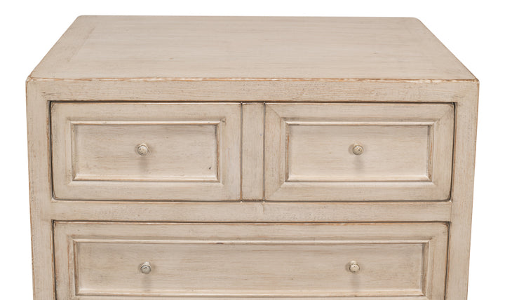 American Home Furniture | Sarreid - Ezra Three Drawer Commode - Stone Grey