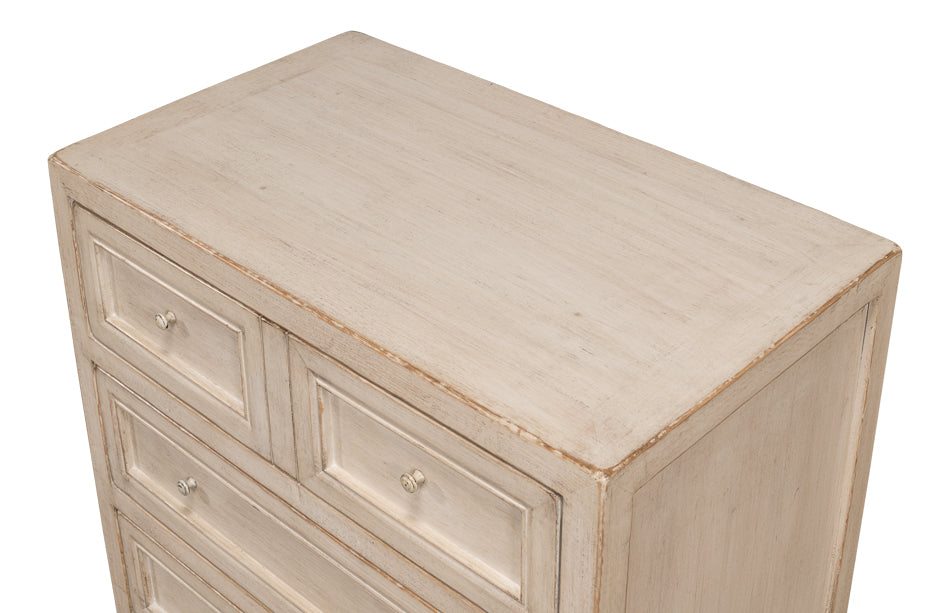 American Home Furniture | Sarreid - Ezra Three Drawer Commode - Stone Grey