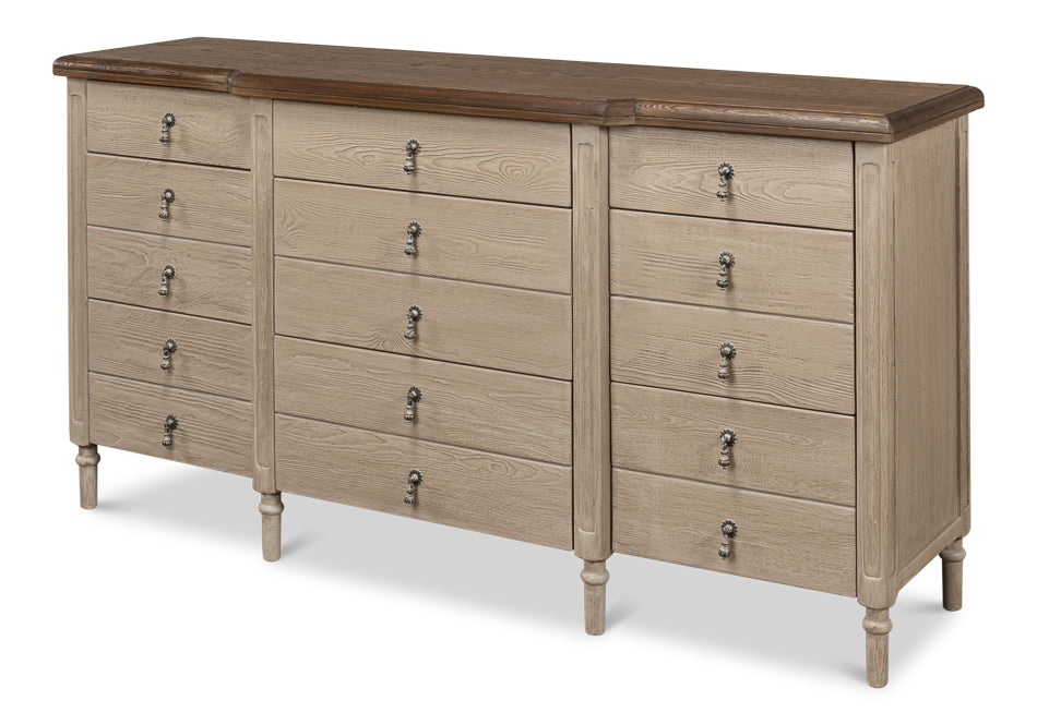 American Home Furniture | Sarreid - Asher 9 Drawer Sideboard