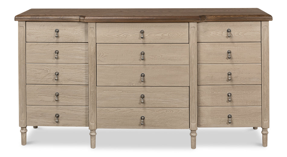 American Home Furniture | Sarreid - Asher 9 Drawer Sideboard