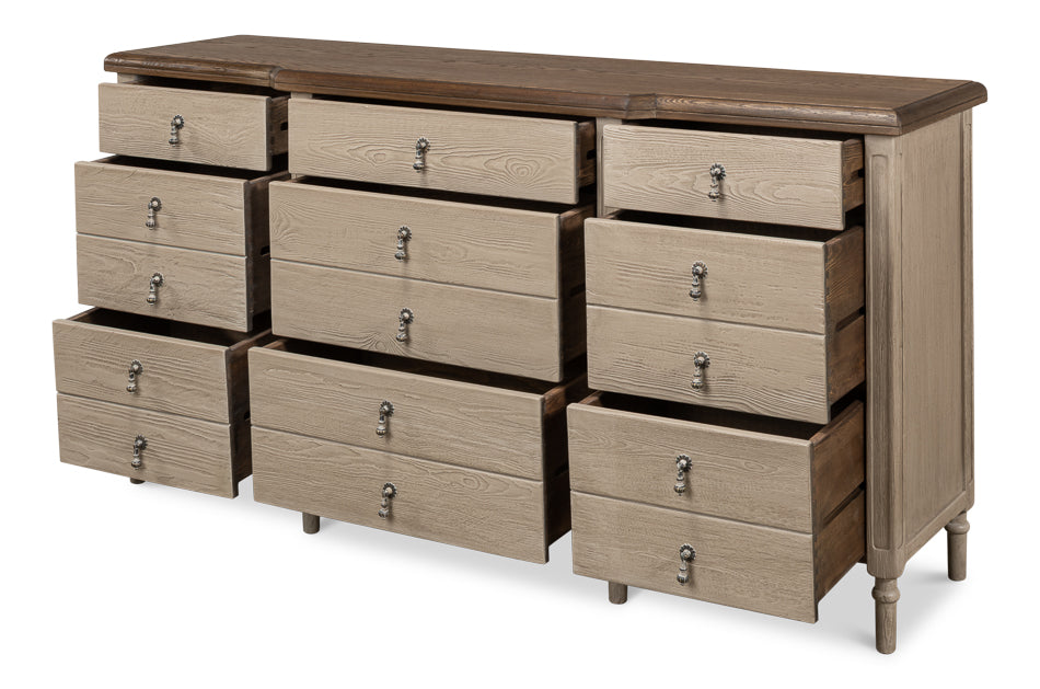 American Home Furniture | Sarreid - Asher 9 Drawer Sideboard