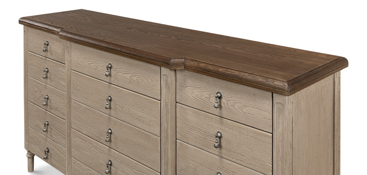 American Home Furniture | Sarreid - Asher 9 Drawer Sideboard