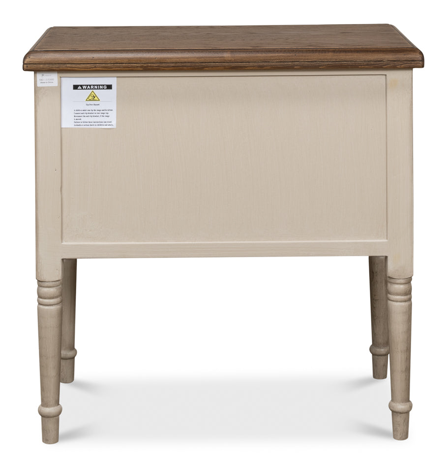 American Home Furniture | Sarreid - Asher 3 Drawer Commode