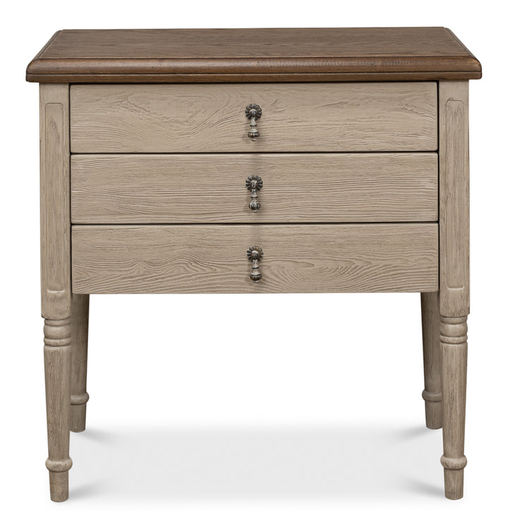 American Home Furniture | Sarreid - Asher 3 Drawer Commode