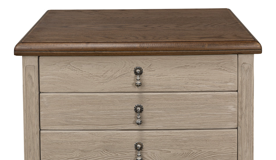 American Home Furniture | Sarreid - Asher 3 Drawer Commode