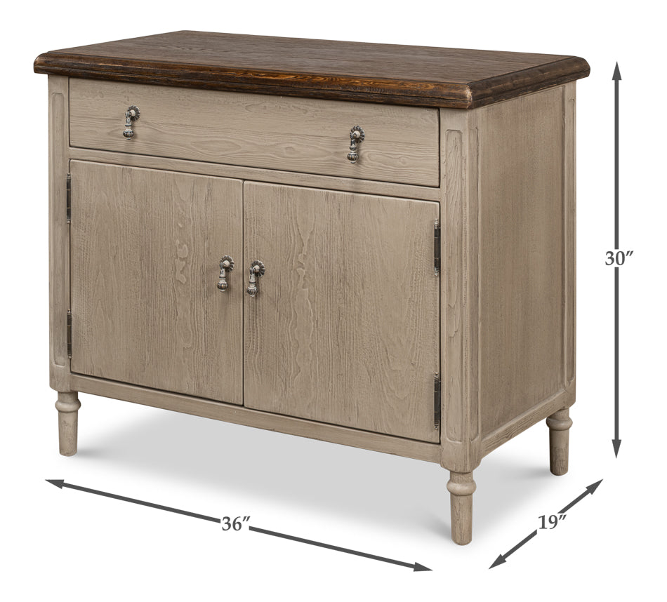 American Home Furniture | Sarreid - Asher Wall Commode