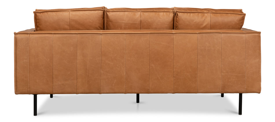 American Home Furniture | Sarreid - Esprit Leather Sofa