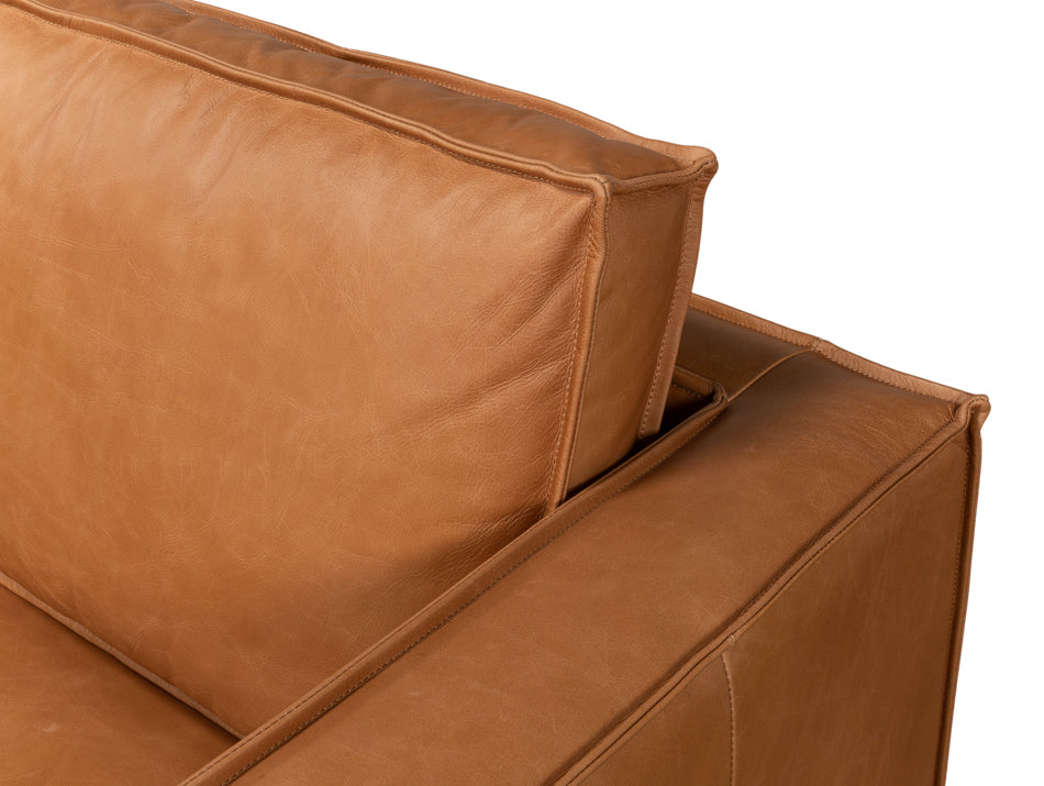 American Home Furniture | Sarreid - Esprit Leather Sofa