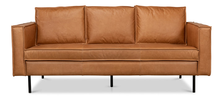 American Home Furniture | Sarreid - Esprit Leather Sofa
