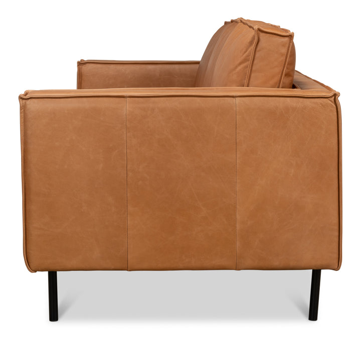 American Home Furniture | Sarreid - Esprit Leather Sofa