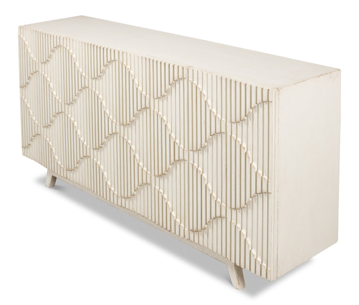 American Home Furniture | Sarreid - Lola Sideboard - Antique White 2