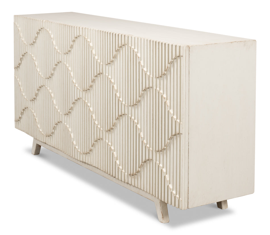 American Home Furniture | Sarreid - Lola Sideboard - Antique White 2