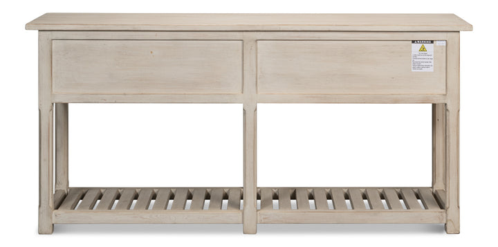 American Home Furniture | Sarreid - Lola Console - Stone Grey