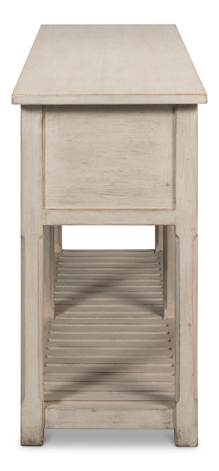 American Home Furniture | Sarreid - Lola Console - Stone Grey