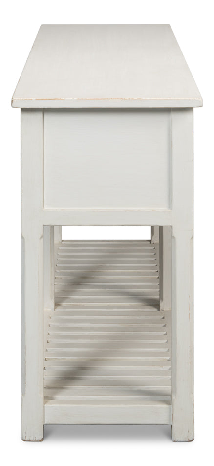 American Home Furniture | Sarreid - Lola Console - Antique White