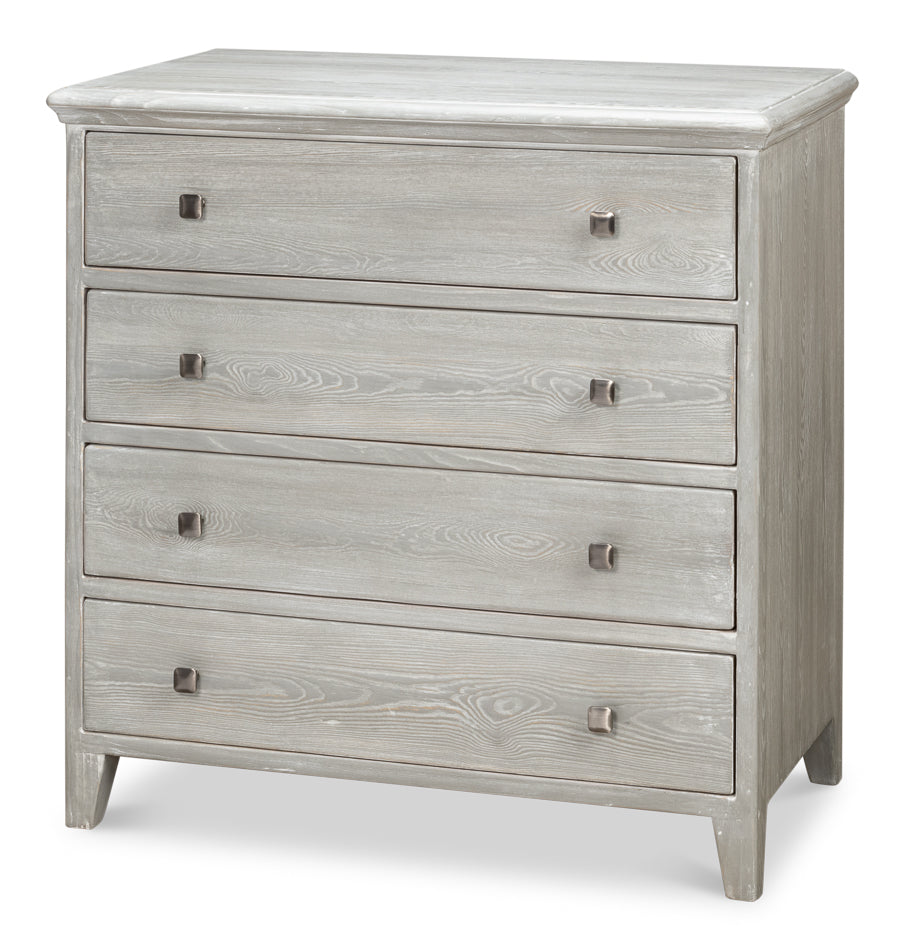 American Home Furniture | Sarreid - Burton Commode - Moonskin